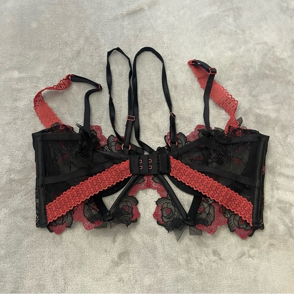 New! For Love And Lemons Ivy Underwire Longline Bra Top 10199 - Picture 10 of 12